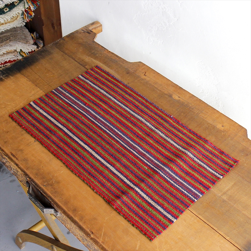【レターパック利用可】イランの古いテント布・ガジャリキリム 47×27cmミニサイズ 【レターパック利用可】イランの古いテント布・ガジャリキリム 47×27cmミニサイズ
