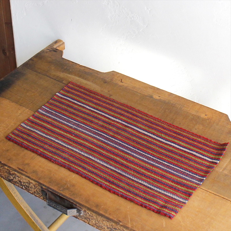 【レターパック利用可】イランの古いテント布・ガジャリキリム 47×27cmミニサイズ 【レターパック利用可】イランの古いテント布・ガジャリキリム 47×27cmミニサイズ