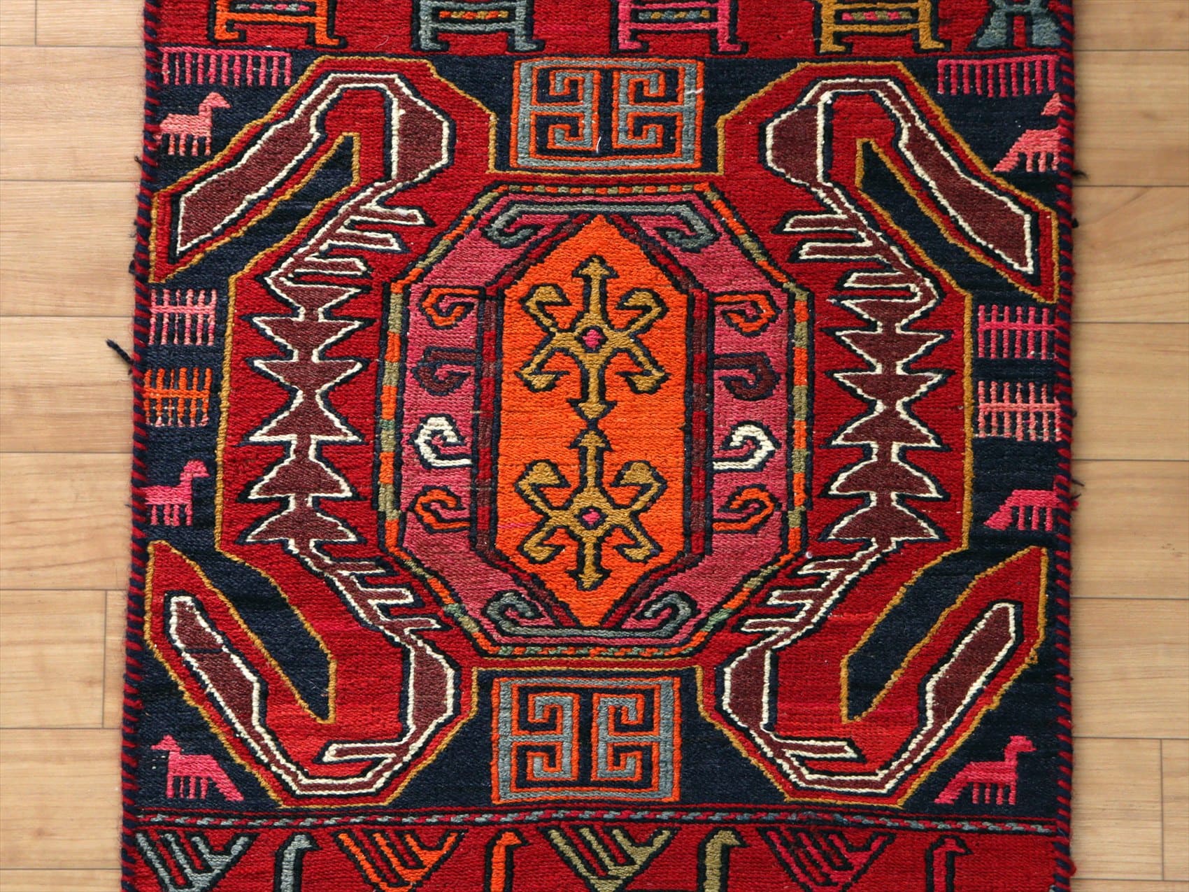 オールドキリム シャーサバン206×51cm スマック織り サドルバッグ