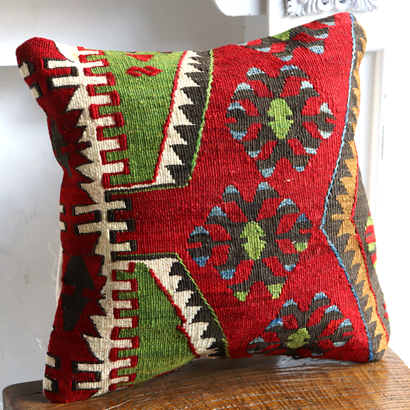 15%OFF】オールドキリムクッションカバー 40cm /Old Kilim