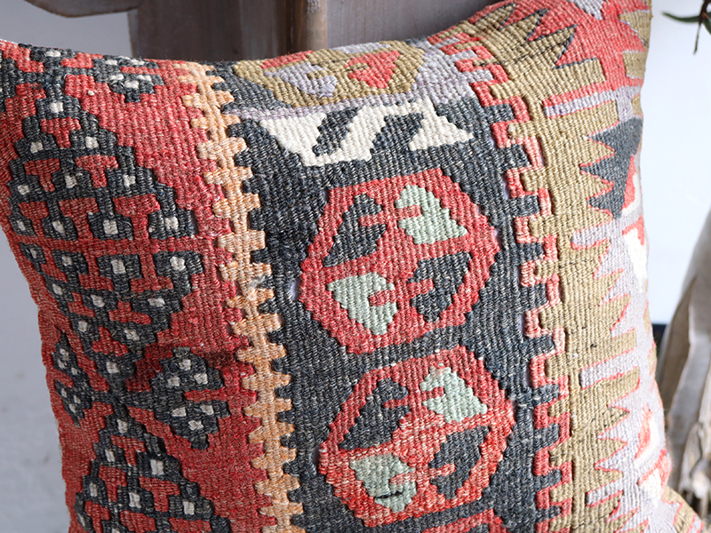 オールドキリムクッションカバー 35cm Old Kilim Cushion カイセリ
