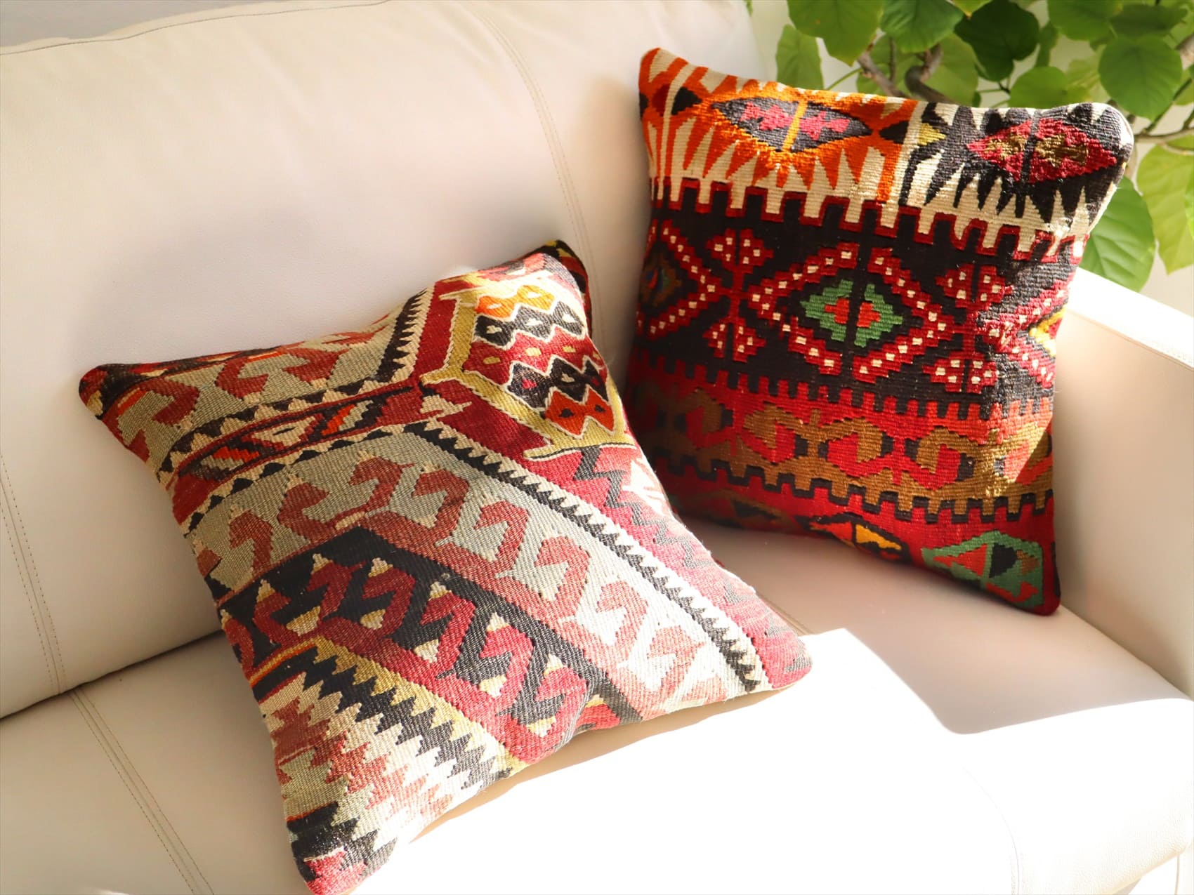 オールドキリム クッションカバー40cmサイズ Old Kilim Cushion