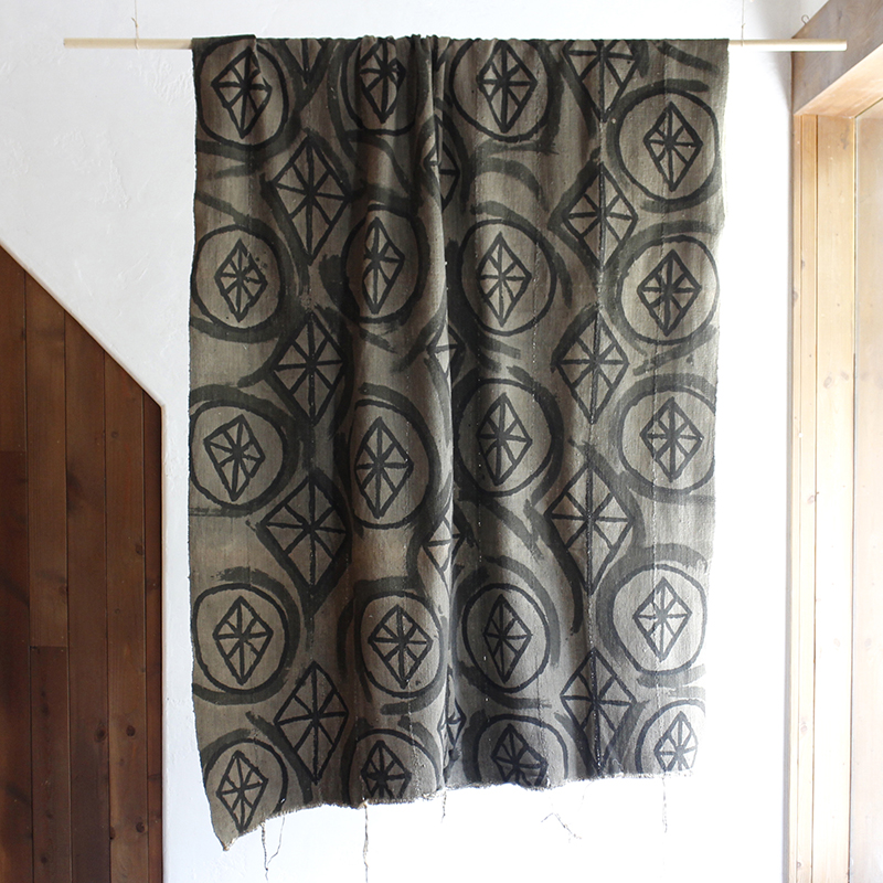 アフリカ 泥染め 古布・マリ/ボゴラン Mud Cloth Mali, Bogolan