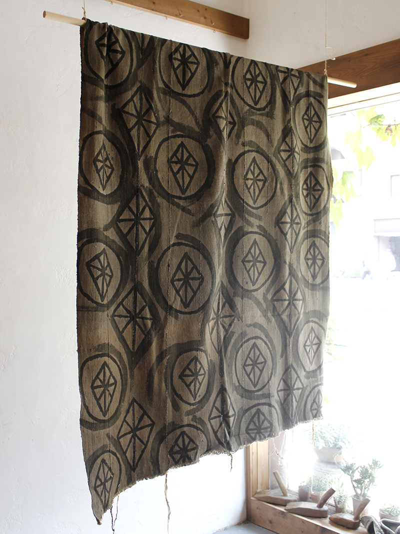 アフリカ 泥染め 古布・マリ/ボゴラン Mud Cloth Mali, Bogolan