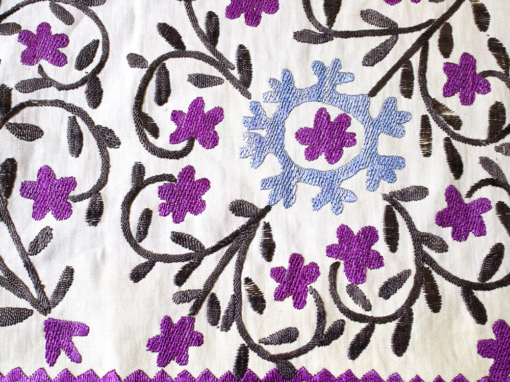 室内搬入設置無料 スザニジャケット※ 手刺繍 身幅60丈60 domainincite.com