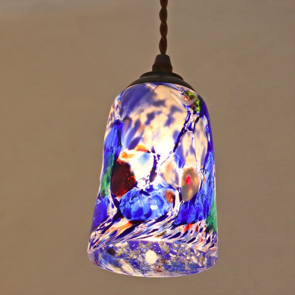 ベネチアンガラス ランプシェード ペンダントランプ /Venetian Glass