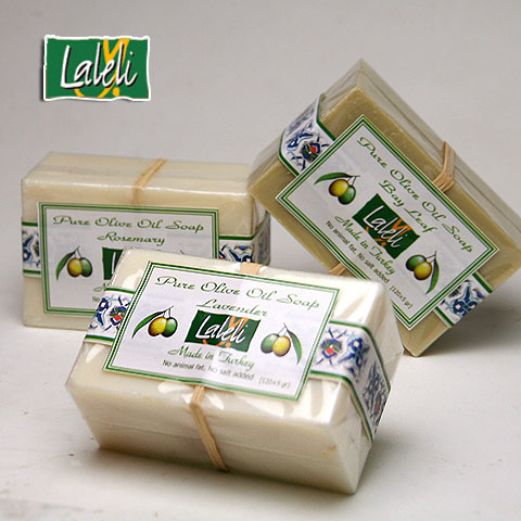 オリーブソープ1ｇ オリーブ石鹸 ラーレリ社 ラベンダ ローズマリー ローレル３個セット トルコお土産 ガラタバザール