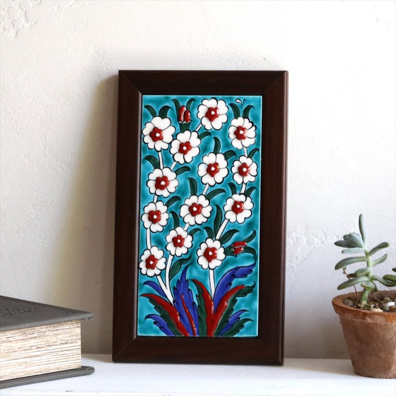 トルコ タイル Kutahya 陶器 キュタフヤ Hand Painting