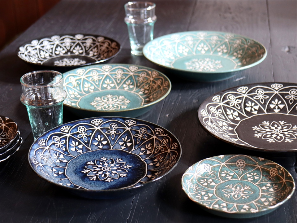 大放出セール 時代 貴重 モロッコ 飾り皿 大皿 その他