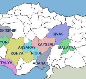 map Turkey