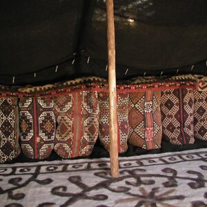 Kilim Exhibition in Topkapi　黒いヤギの毛のテント