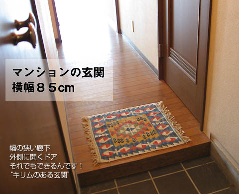 マンションの玄関にこのサイズ！ – キリム専門店 ガラタバザール