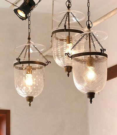 Bell jar lantern
