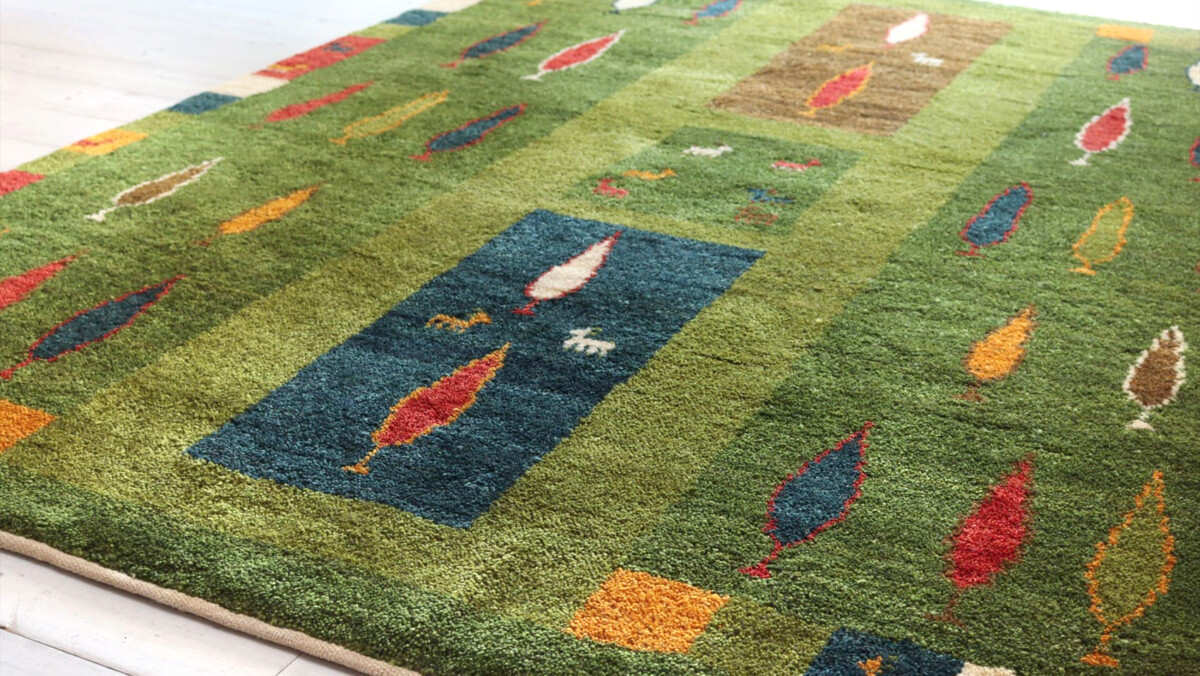 ギャッベの織りの細かさ